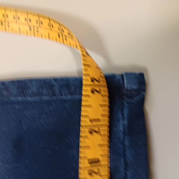 Dream Jeannes by Quacker Factory Wide Leg Crop Jeans Womens Size XXS Blue Denim - Picture 7 of 12